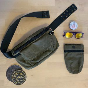 Fabric Horse Sidekick Utility Belt, Olive. FANNY PACK ONLY